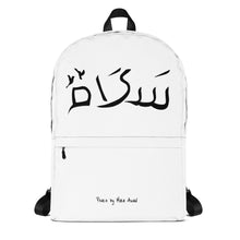 Load image into Gallery viewer, Peace Backpack - White