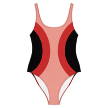 Load image into Gallery viewer, Tri-Colour One-Piece Swimsuit