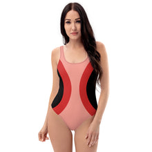 Load image into Gallery viewer, Tri-Colour One-Piece Swimsuit