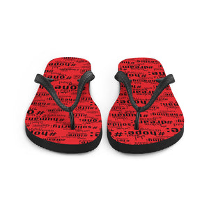 Good Word Project Red Flip-Flops