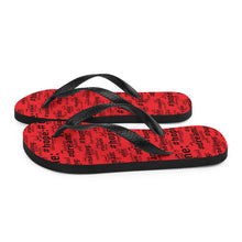 Load image into Gallery viewer, Good Word Project Red Flip-Flops