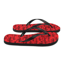Load image into Gallery viewer, Good Word Project Red Flip-Flops