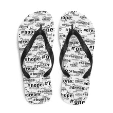 Load image into Gallery viewer, Good Word Project White Flip-Flops