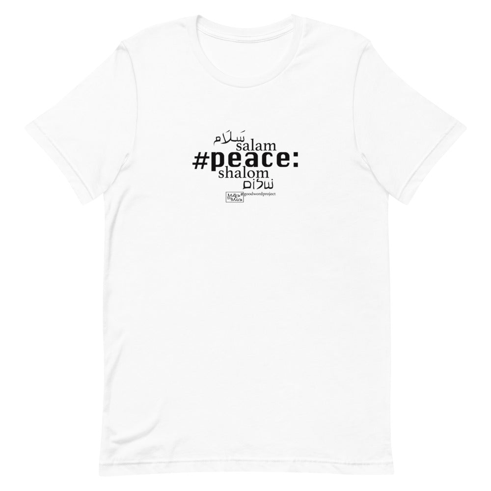 Colour of peace t shirt best sale